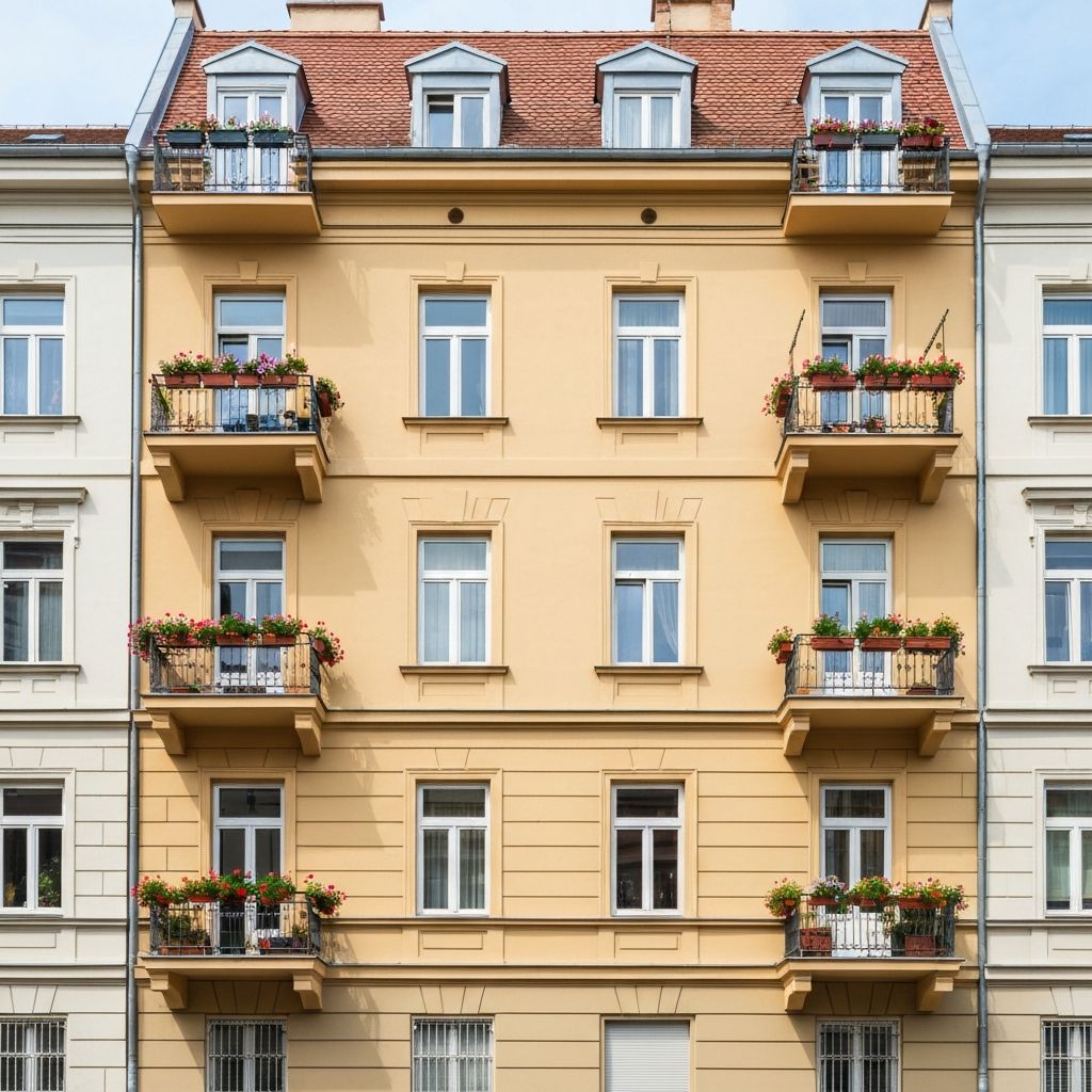 Felújított budapesti társasház